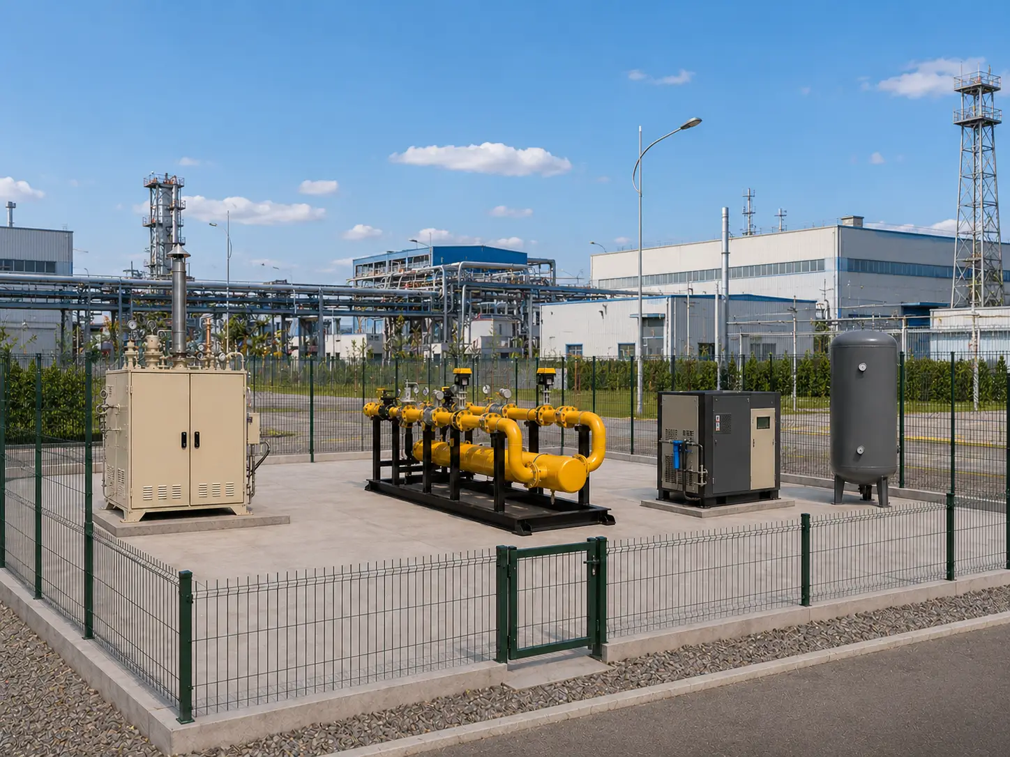 SNG blender MGA LPG air mixing system GasGenix industrial