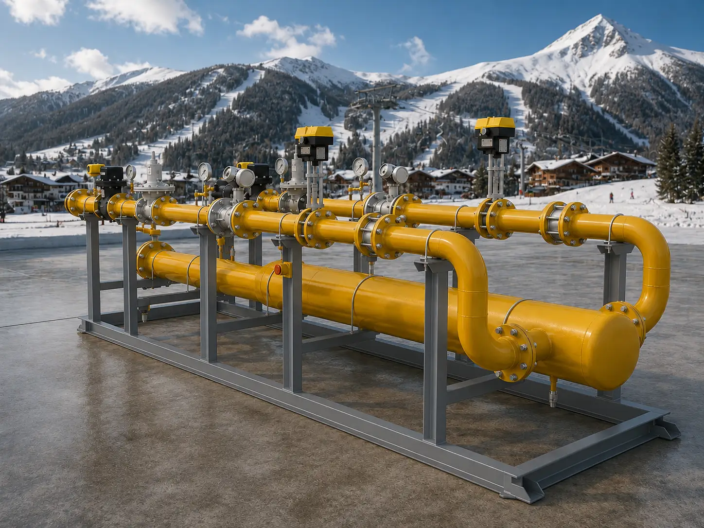 ATEX & PED safety system SNG blender LPG air mixer GasGenix